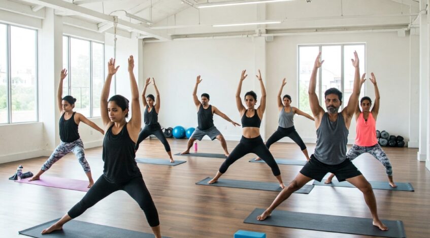 YOGA AREA IN IPL HOME